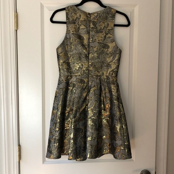 Silver and Gold Dress - Picture 3 of 3